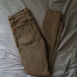 Urban Outfitters grey high rise skinny jeans